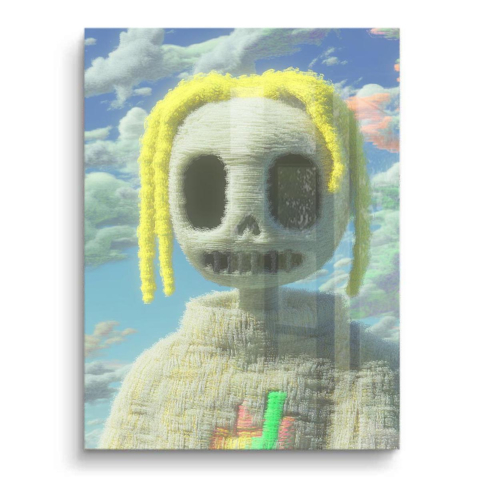 Skull Serenity PVC Gloss Art