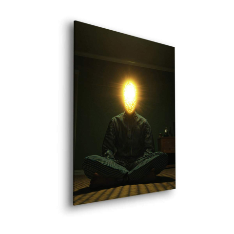 Illuminated Silence Dibond Mat Art