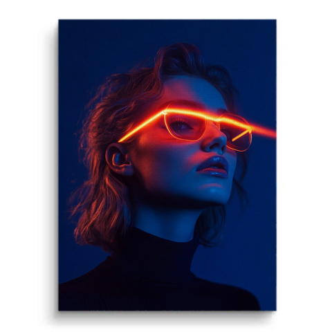 Neonvision Leinwandbild