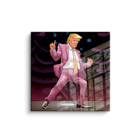 Dancing in Pink PVC Gloss Art