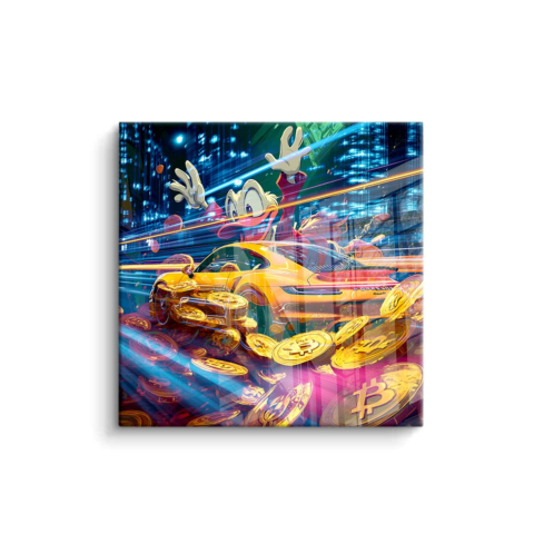 Crypto Racer Adventure PVC Gloss Art