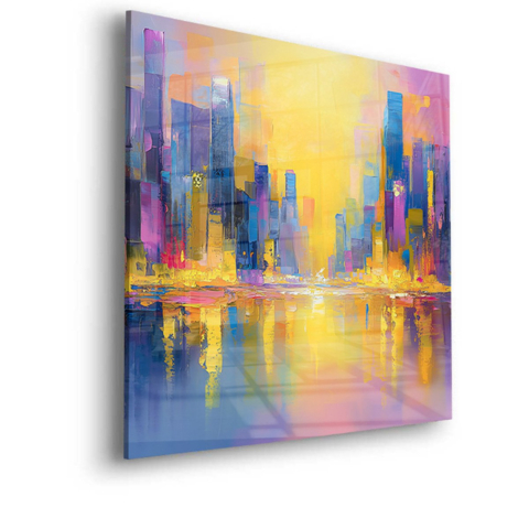 Städtischer Sonnenaufgang Acrylglas