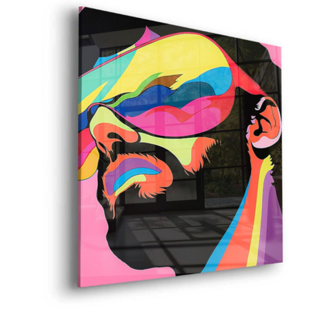 Lebendiges Gesicht Acrylglas