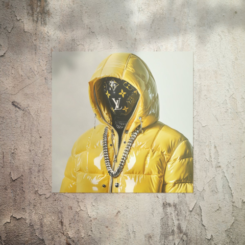 Urbaner Luxus Maskierter Stil Poster