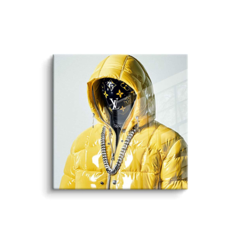 Urban Luxus Maskierter Stil PVC Glänzend