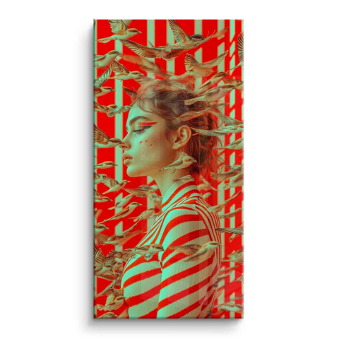 Whimsical Flight PVC Gloss Art