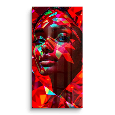 Prismatic Elegance PVC Gloss Art