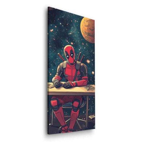 Deadpool Kosmiczny Biurko Dibond Matowy Art