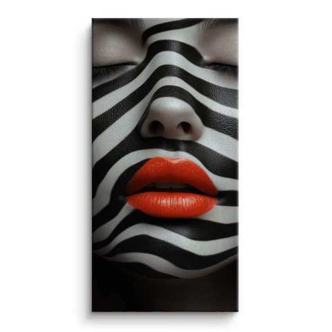 Beso de Cebra Lienzo