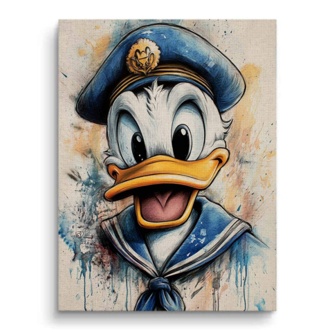 Captain Quack Leinwandbild