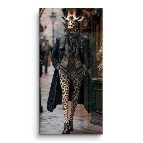 Giraffe Elegance PVC Gloss Art