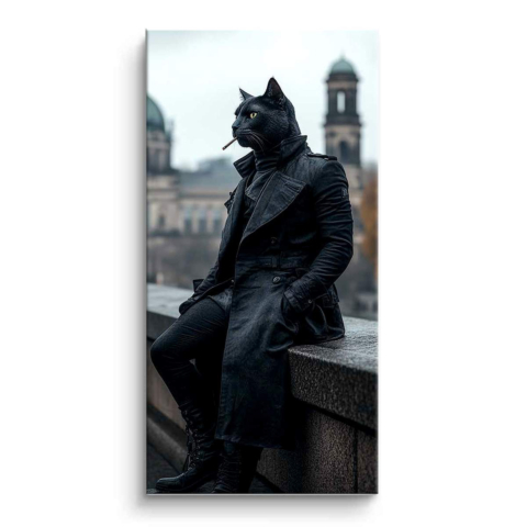Tajemniczy Kot Noir PCV Matowy