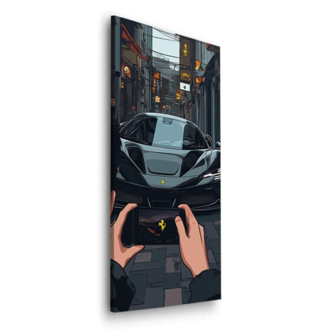 Urban Ferrari Capture Dibond Mat Art