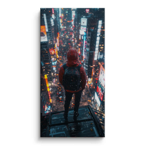 Städtische Traumlandschaft Leinwandbild