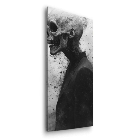 Ethereal Skull Elegance Dibond Mat Art