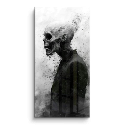 Ethereal Skull Elegance PVC Gloss Art