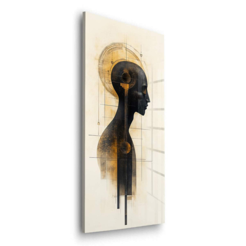 Ätherhafte Silhouette Acrylglas