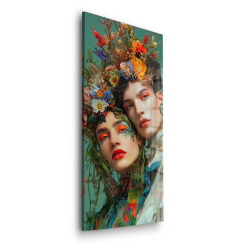Blumige Eleganz Acrylglas