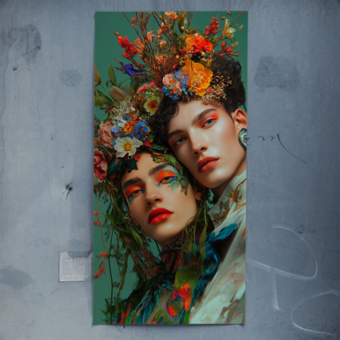 Elegancja Kwiatowa Plakat