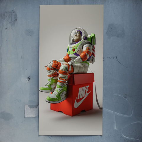 Zapatillas Cósmicas Póster