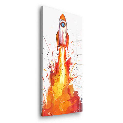 Lancement de Fusée Verre Acrylique