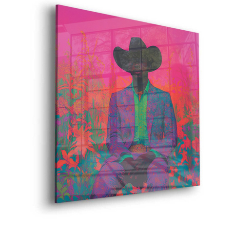 Lebendige Cowboy-Essenz Acrylglasbild