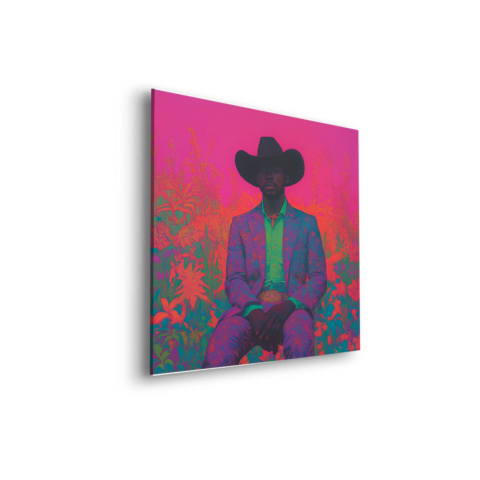 Vibrant Cowboy Essence Dibond Mat Art