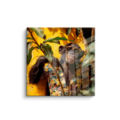 Chic Chimpanzee Vibes PVC Gloss Art
