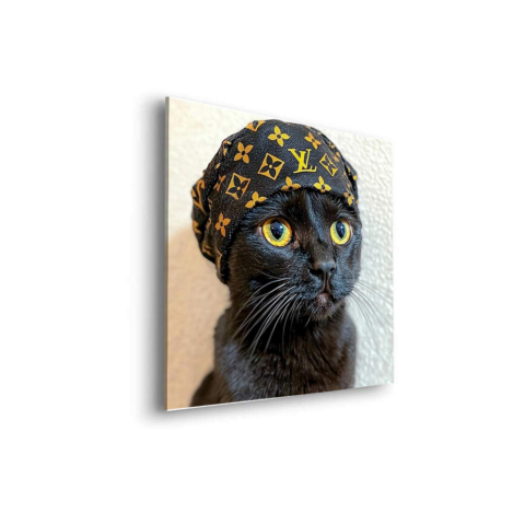 Chic Cat Couture Dibond Mat Art