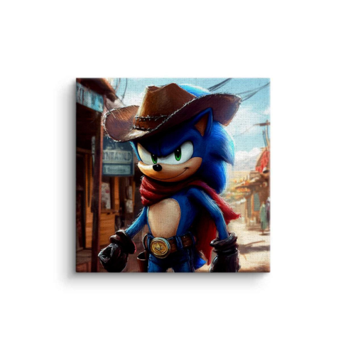 Cowboy Sonic Leinwandbild