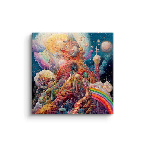 Himmlische Traumlandschaft Leinwandbild