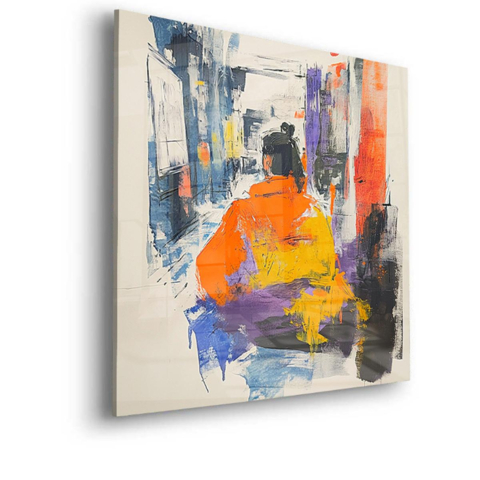 Städtische Gelassenheit Acrylglas
