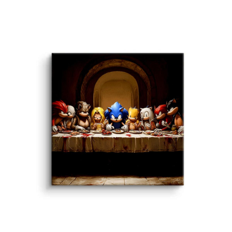 Sonic Supper PVC Mat Art