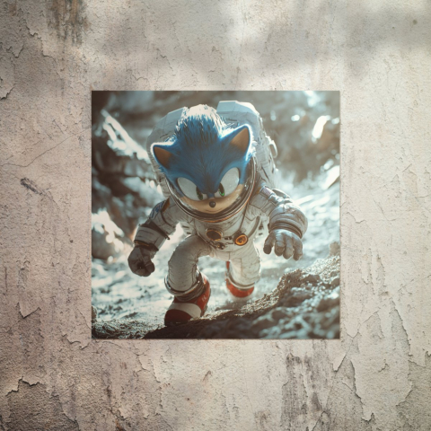 Aventura Cósmica Sonic Póster