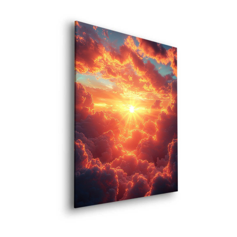 Radiant Sunset Dibond Mat Art
