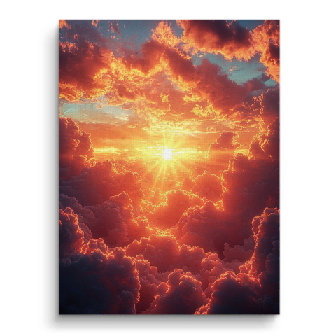 Radiant Sunset Canvas Canvas Art