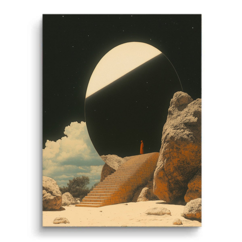 Celestial Ascent PVC Mat Art