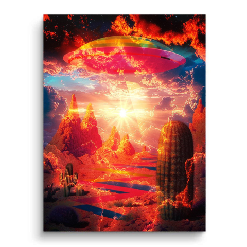 Celestial Desert Dreamscape PVC Mat Art