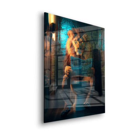 Regal Restroom Roar Acrylic Glass Art