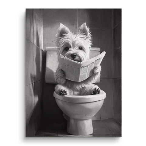 Paw-sitive Reading Time Canvas Art