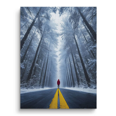 Stille Reise Leinwandbild
