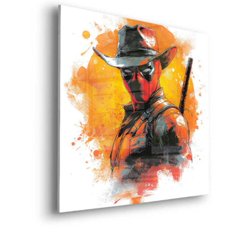 Cowboy Deadpool Acrylglas
