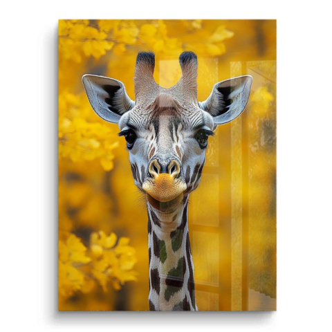Giraffe Serenity PVC Gloss Art