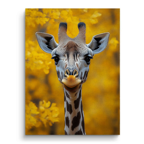 Giraffe Serenity Canvas Art