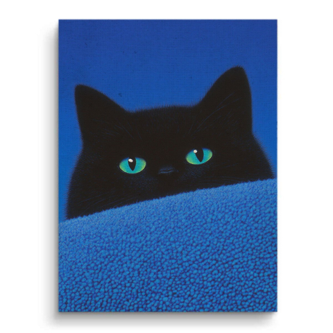 Midnight Whiskers Canvas Art