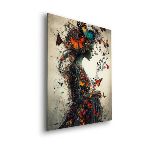 Butterfly Harmony Dibond Mat Art