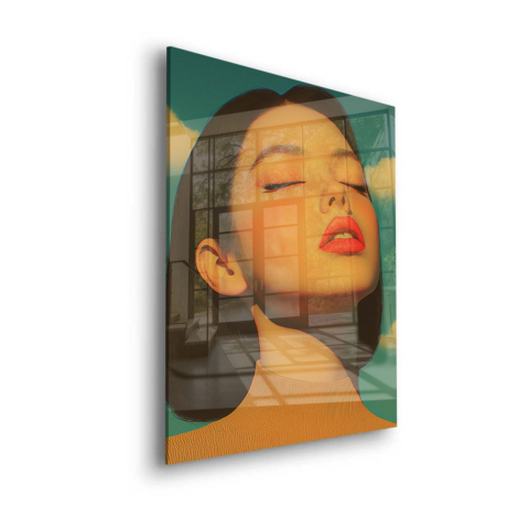 Serene Radiance Acrylic Glass Art