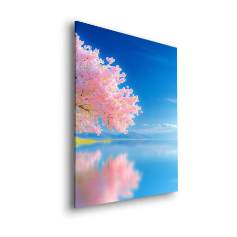 Cherry Blossom Serenity Dibond Mat Art