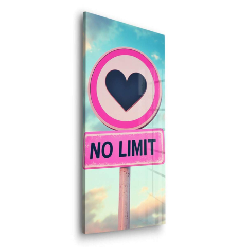 Heartfelt Limits Acrylic Glass Art