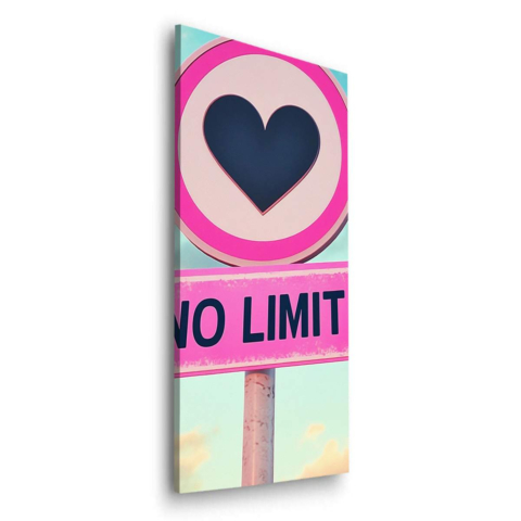 Heartfelt Limits Dibond Mat Art